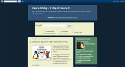 Desktop Screenshot of maury-blog.net